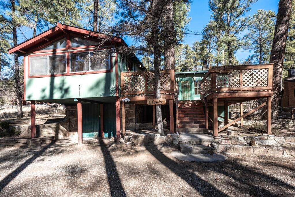Coyote Cabin - Private Hot Tub - Upper Canyon Ruidoso Exteriér fotografie